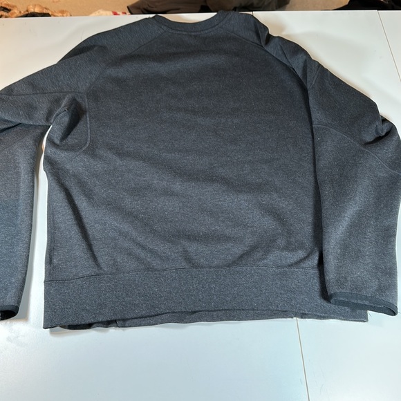 Men’s Nike Football Tech Fleece Crewneck Longsleeve sweatshirt Charcoal sz L - Picture 5 of 5